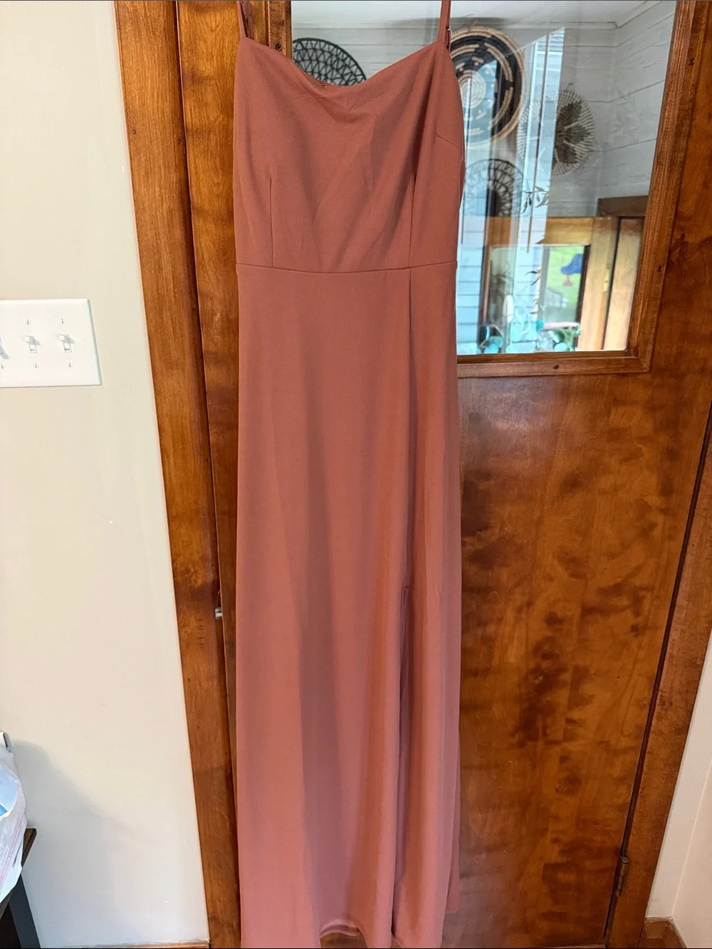 Birdy Grey Rusty Rose Spaghetti Strap Maxi Dress - Picture 1 of 4